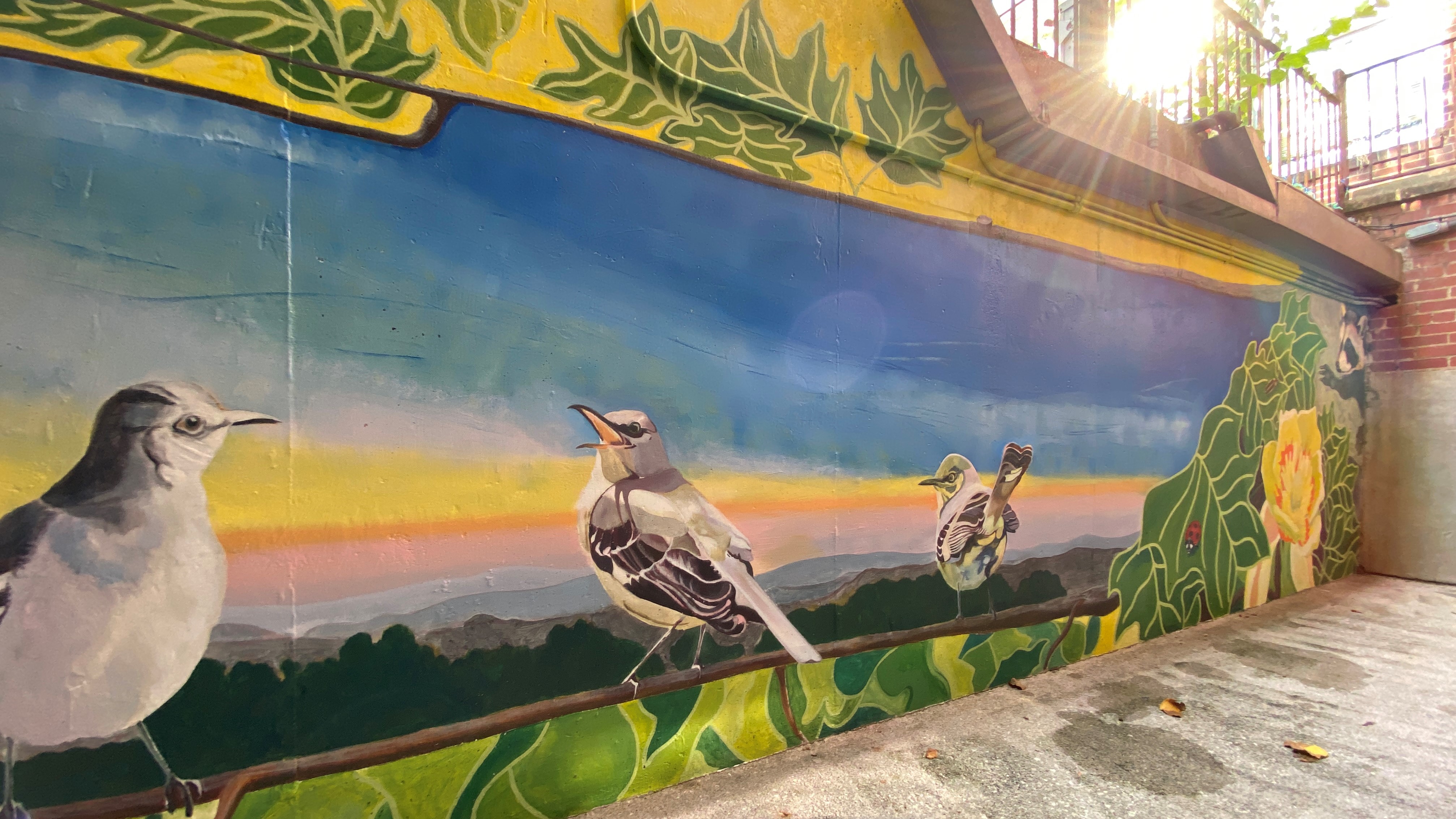 'Unspeakable Gift', a mural designed by Beaumont Magnet Academy teacher Daniel Adame, was unveiled at the school's recent Meet The Teacher event.